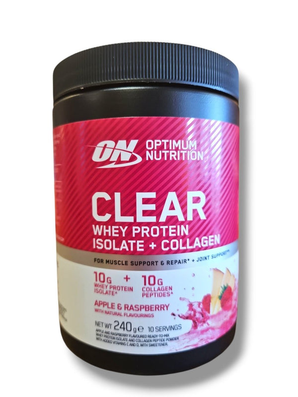 Optimum Nutrition Clear Whey Protein Isolate and Collagen 240g - Healthy Living