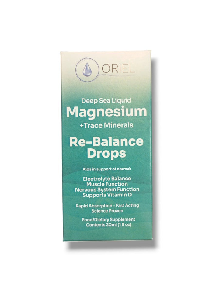 Oriel Deep Sea Liquid Magnesium + Trace Minerals RE-BALANCE 30mls - Healthy Living