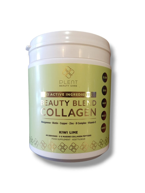 Plent Beauty Care Beauty Blend Collagen Kiwi Lime 40 Servings - Healthy Living