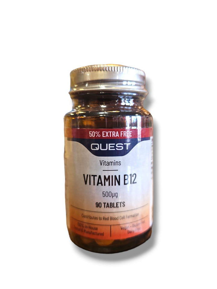 Quest Vitamin B12 500ug tablets - Healthy Living