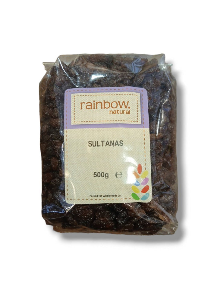 Rainbow Natural Sultanas 500g - Healthy Living