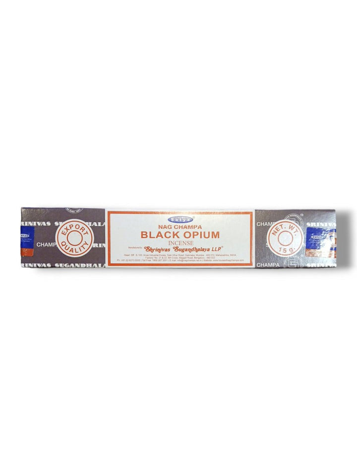 Satya Black Opium Incense - Healthy Living