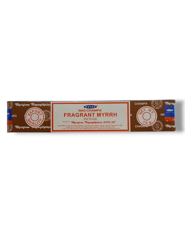 Satya Fragrant Myrrh Incense - Healthy Living