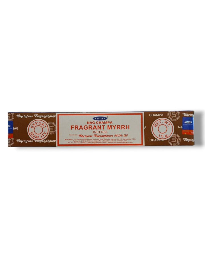 Satya Fragrant Myrrh Incense - Healthy Living