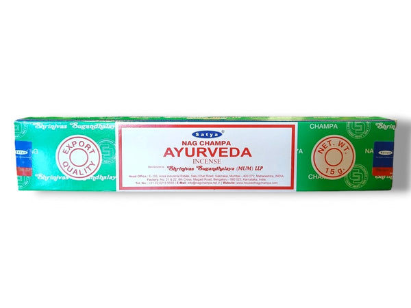 Satya Nag Champa Ayurveda Incense 15g - Healthy Living