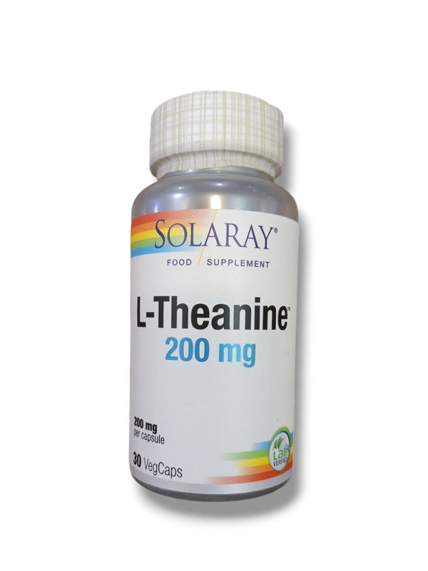 Solaray L - Theanine 200mg 30Caps - Healthy Living