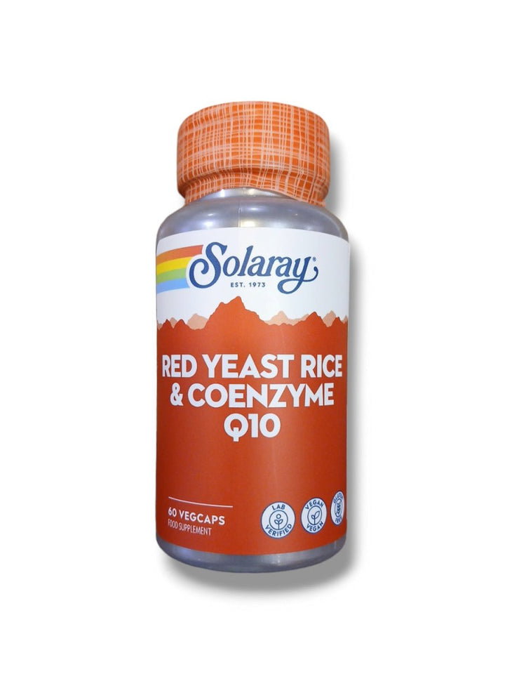 Solaray Red Yeast Rice & Coenzyme Q10 60 Capsules - Healthy Living