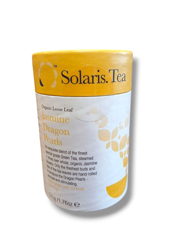 Solaris Tea Jasmine Dragon Pearls 50 grams - Healthy Living
