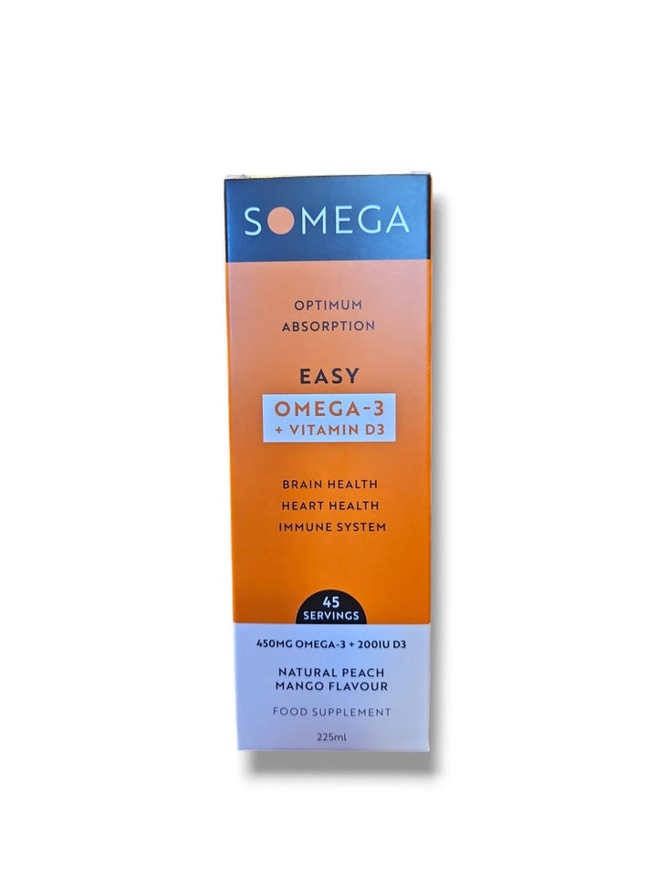 SOMEGA Easy Omega 3 + Vitamin D3 225ml - Healthy Living