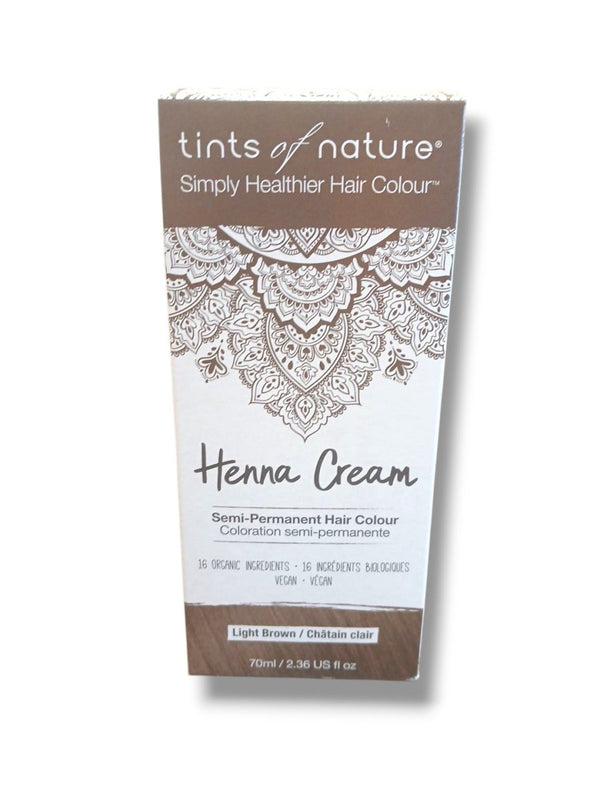 Tints Of Nature Henna Cream Light Brown 70ml - Healthy Living