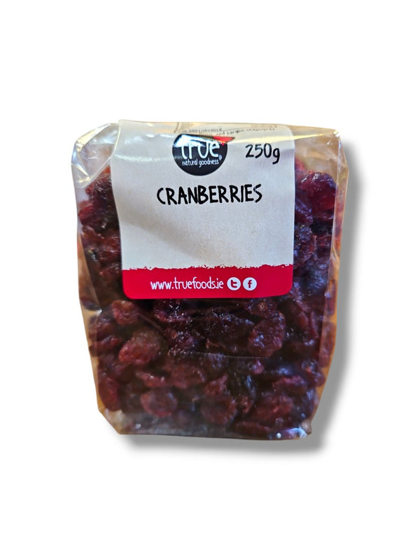 True Natural Goodness Cranberries 250g - Healthy Living