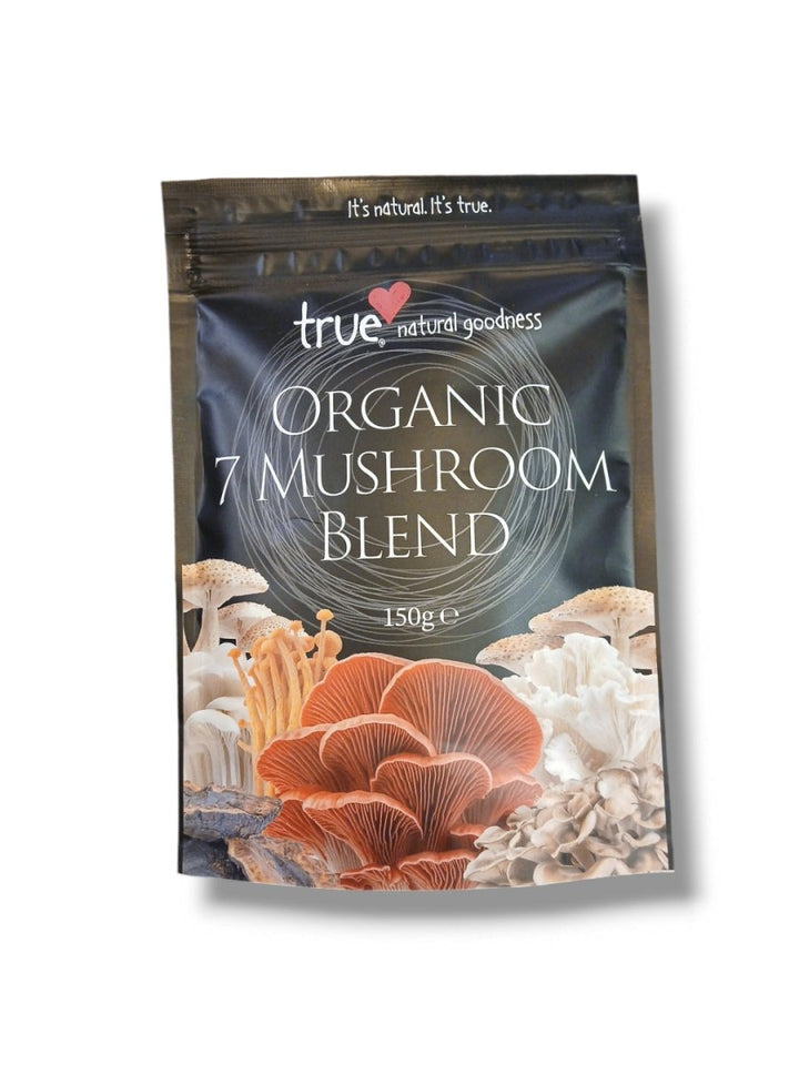 True Natural Goodness Organic 7 Mushroom Blend 150g - Healthy Living