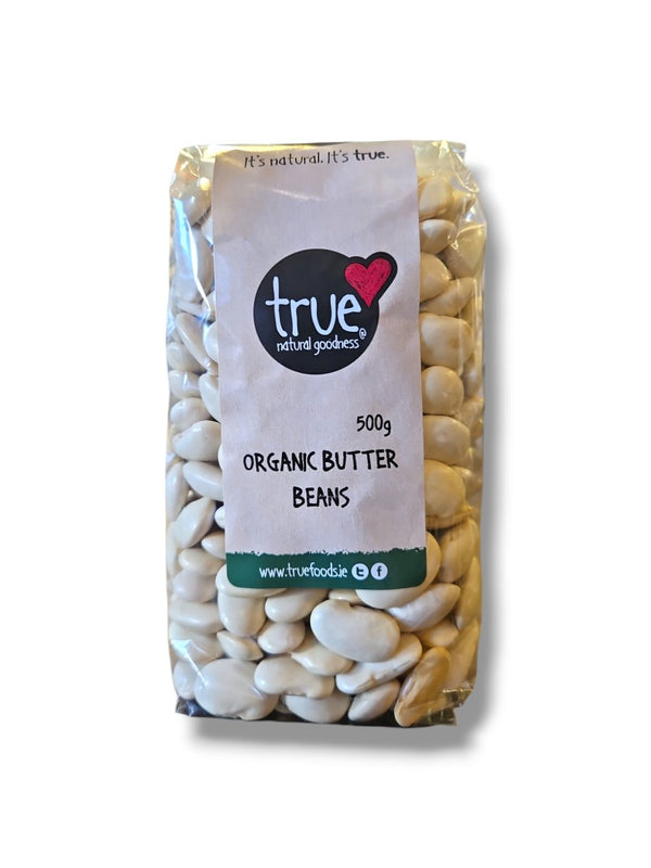 True Natural Goodness Organic Butter Beans 500gm - Healthy Living