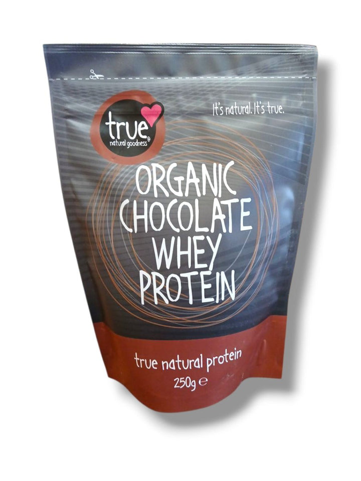 True Natural Goodness Organic Chocolate Whey Protein 250g - Healthy Living