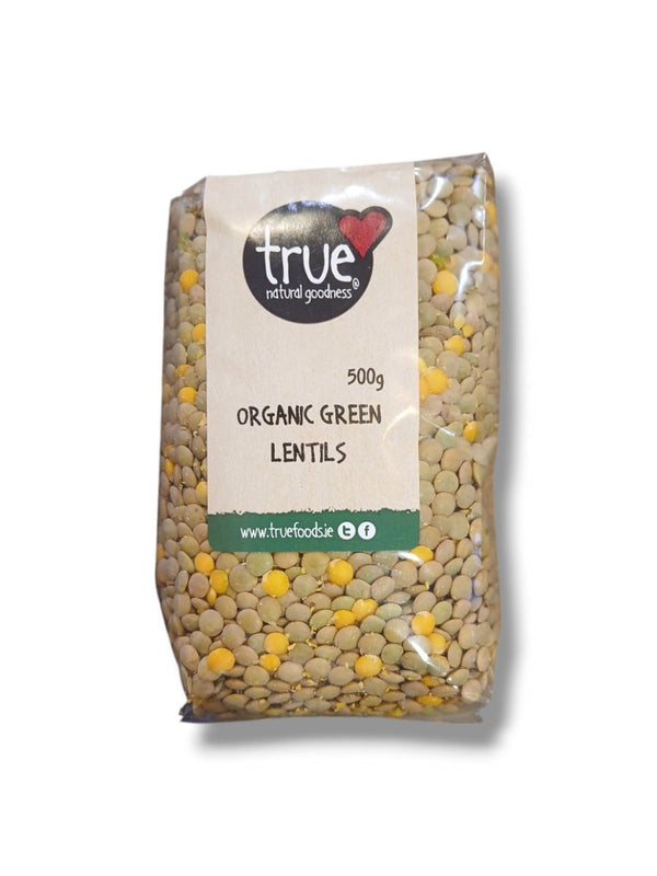 True Natural Goodness Organic Green Lentils 500gm - Healthy Living