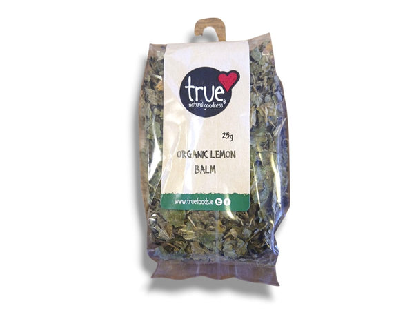 True Natural Goodness Organic Lemon Balm 25g - Healthy Living