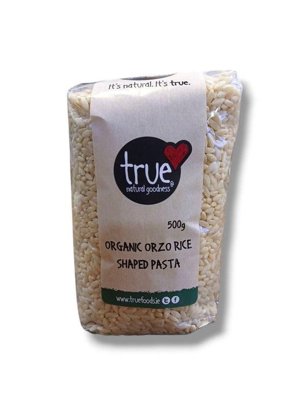 True Natural Goodness Organic Orzo Rice Shaped Pasta 500g - Healthy Living