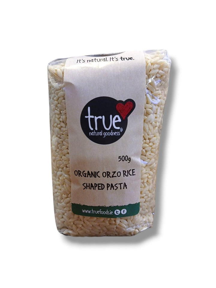 True Natural Goodness Organic Orzo Rice Shaped Pasta 500g - Healthy Living