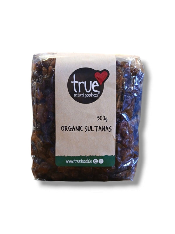 True Natural Goodness Organic Sultanas 500g - Healthy Living