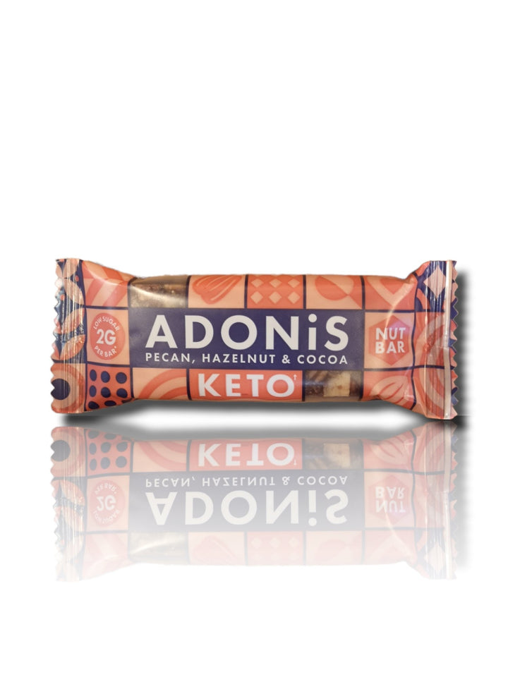 Adonis Pecan, Hazelnut & Cocoa Nut Bar 35g - HealthyLiving.ie