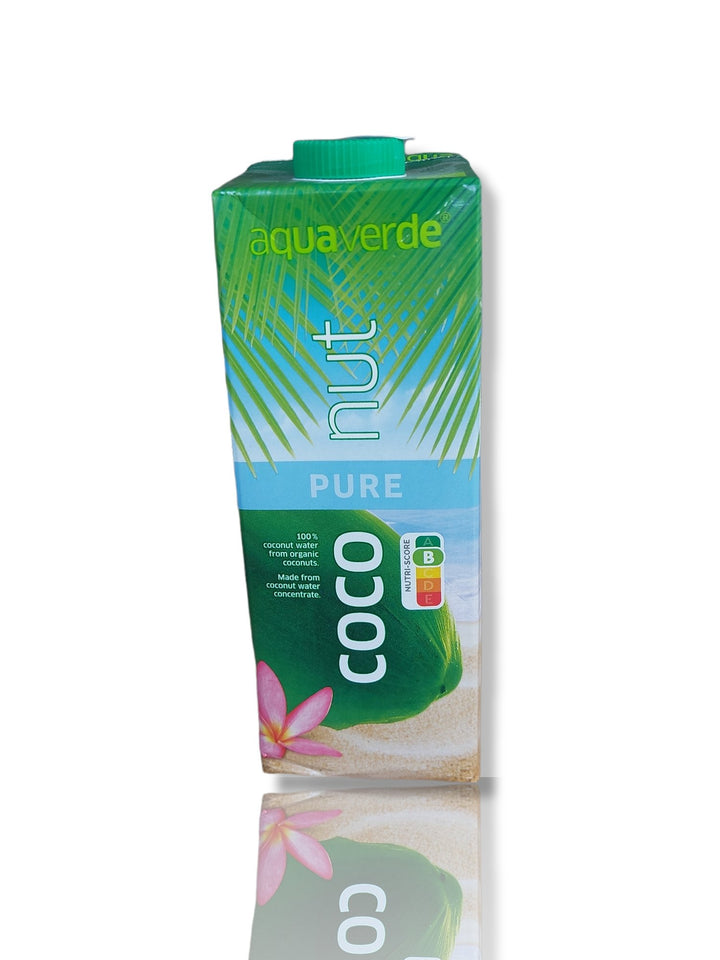 Aqua Verde Pure Coconut Water 1L - HealthyLiving.ie