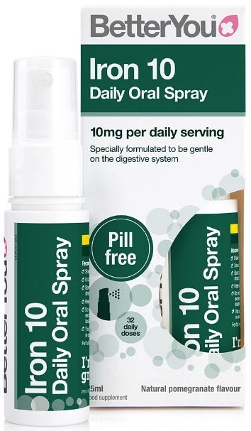 Better You Iron Oral Spray 10mg - HealthyLiving.ie