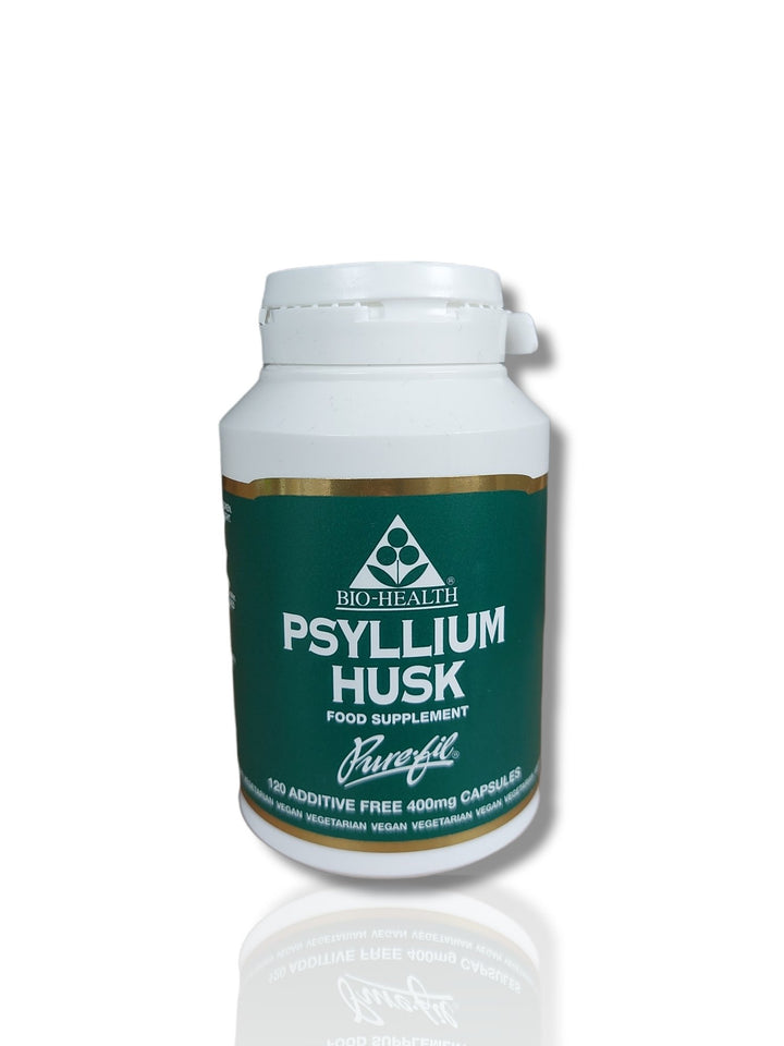 Bio Health Psyllium Husk 120caps - HealthyLiving.ie