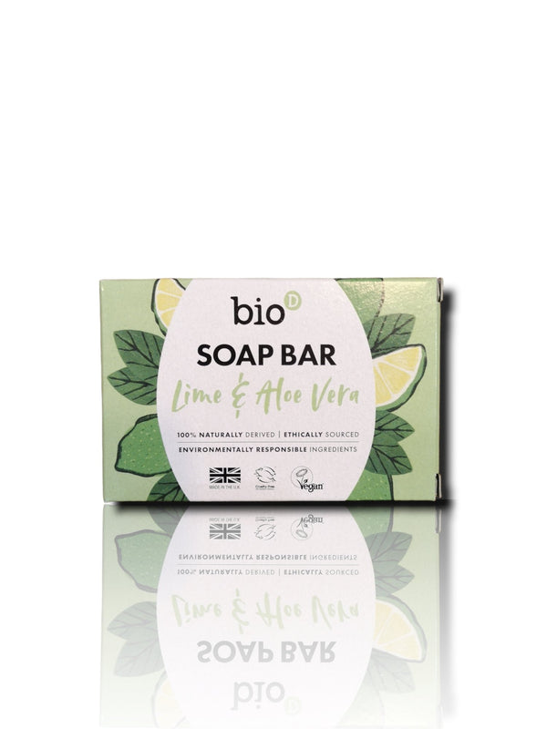 Bio Soap Bar Lime & Aloe Vera - HealthyLiving.ie