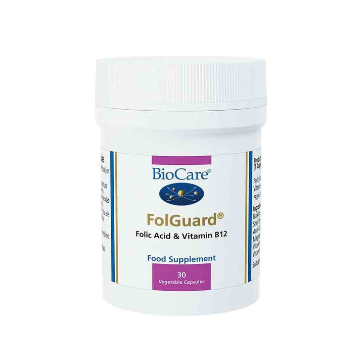 Biocare FolGuard 30caps - HealthyLiving.ie