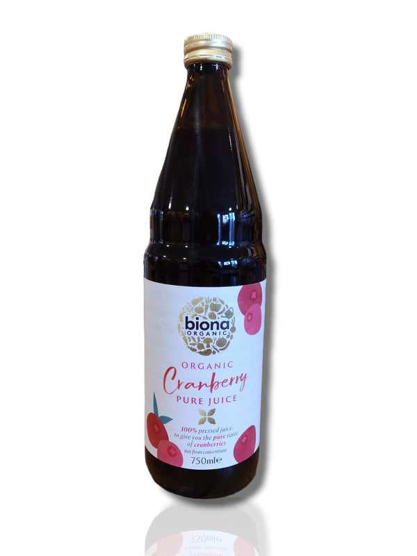 Biona Cranberry Juice 750ml - HealthyLiving.ie