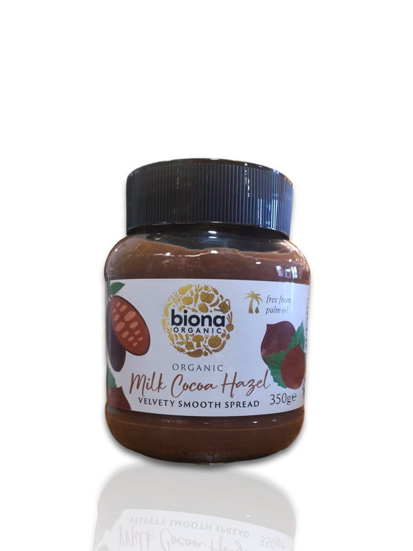 Biona Milk Chocolate Hazelnut Spread - Healthy Living