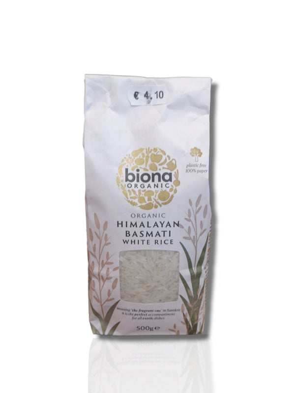 Biona Organic Basmati White Rice 500g - HealthyLiving.ie