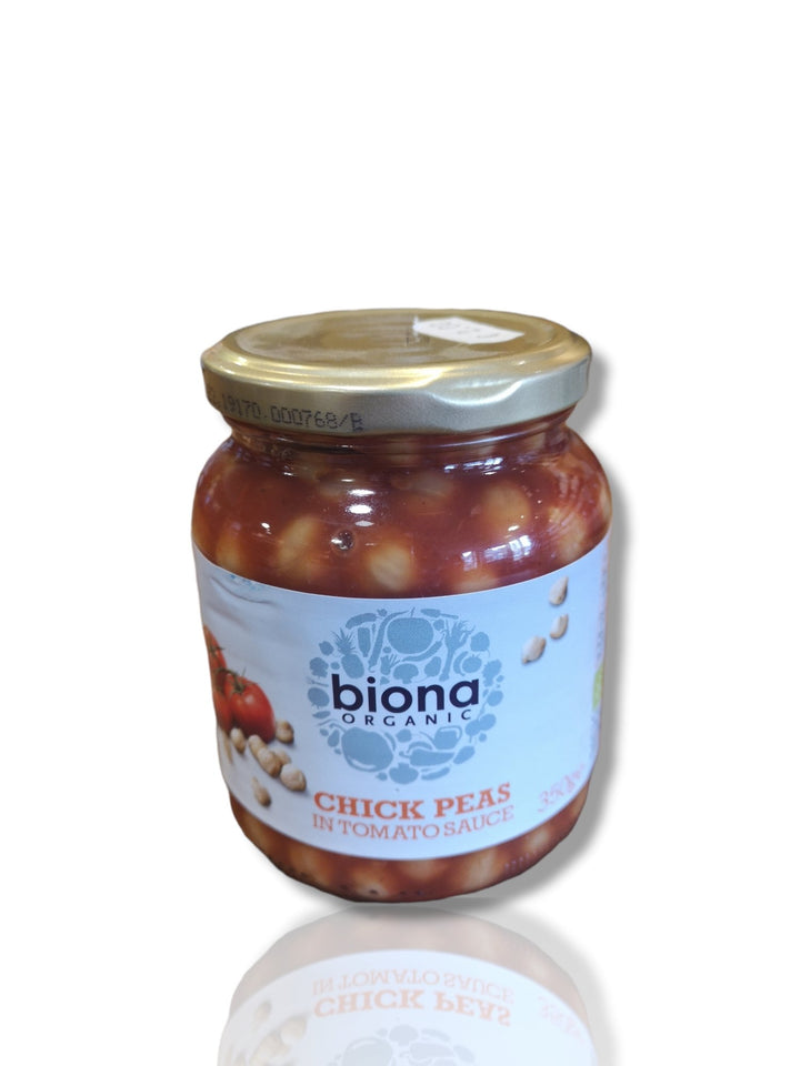 Biona Organic Chick Peas in Tomato sauce 350g - HealthyLiving.ie