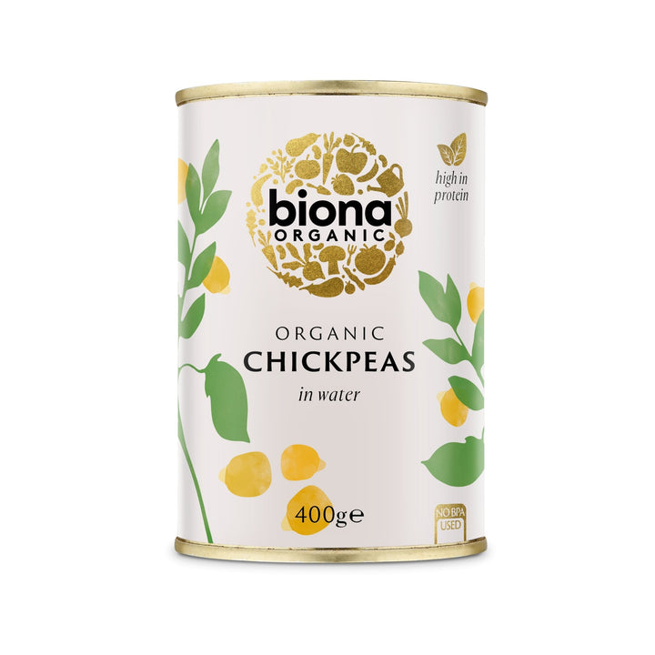 Biona Organic Chickpeas 400g - HealthyLiving.ie