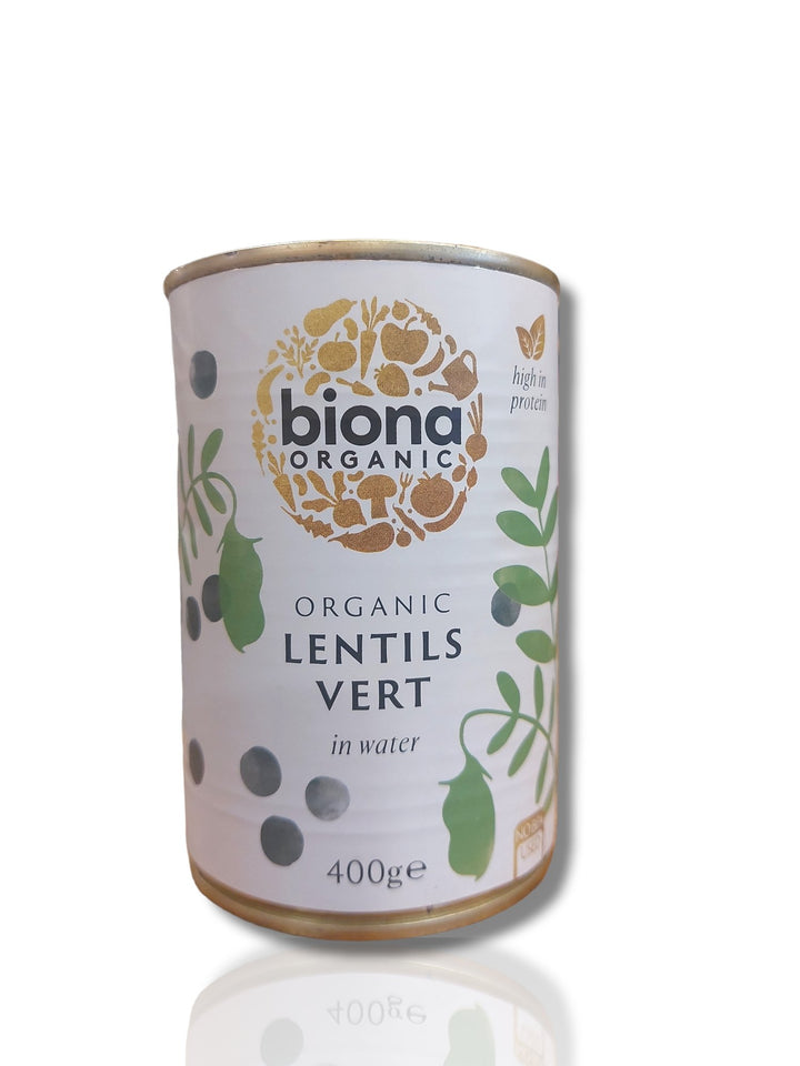 Biona Organic Lentils Vert 400g - Healthy Living