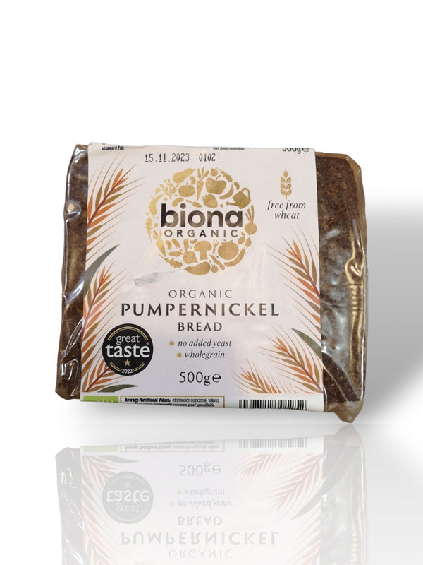 Biona Organic Pumpernickel Bread 500g - Healthy Living