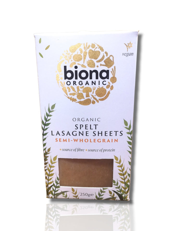Biona Spelt Lasagne Sheets 250gm - HealthyLiving.ie