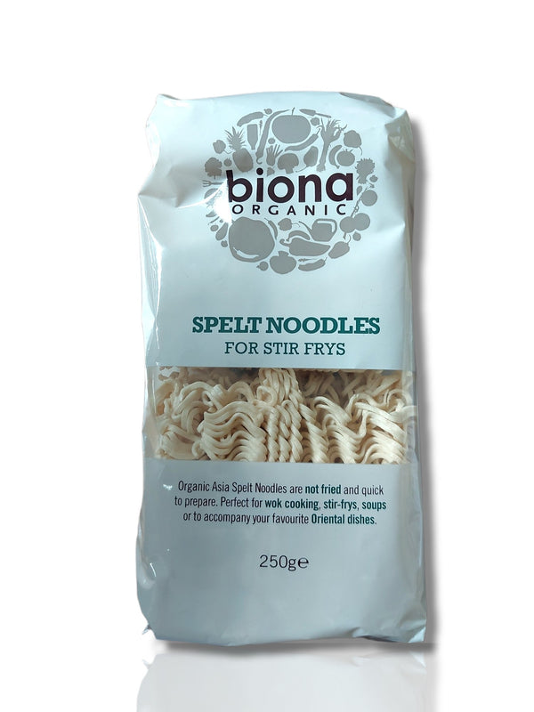 Biona Spelt Noodles 250gm - HealthyLiving.ie