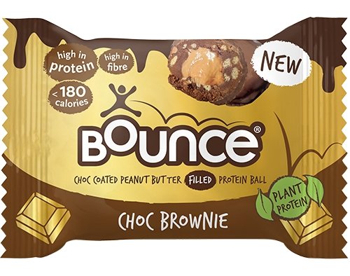 Bounce Vegan Choc Coated Peanut Butter Filled Protein Bar 40g - HealthyLiving.ie
