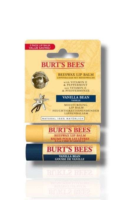 Burt's Bees Lip Balm Duo - Beeswax & Vanilla - Healthy Living