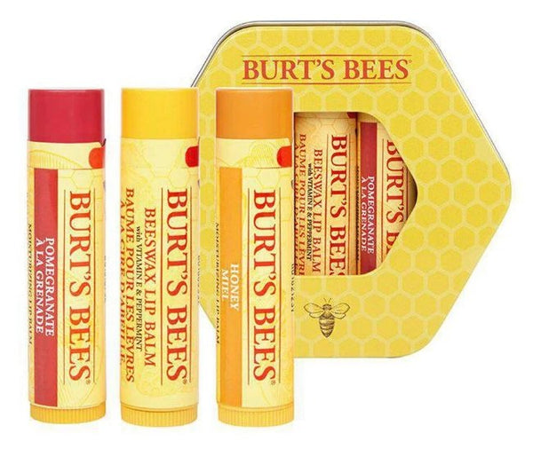 Burt's Bees Lip Balm Trio Tin - HealthyLiving.ie