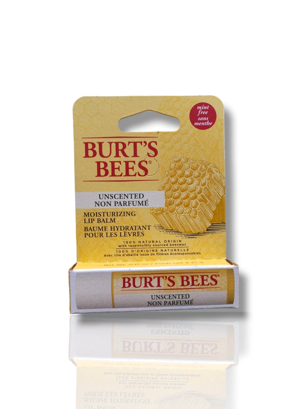 Burt's Bees Unscented Non Parfume Lip Balm - Healthy Living