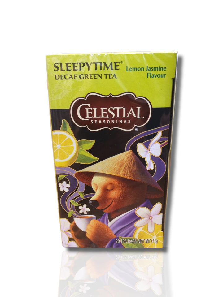 Celestial Seasonings Sleepytime Decaf GreenTea Lemon Jasmine Flavour 20 tea bags - HealthyLiving.ie