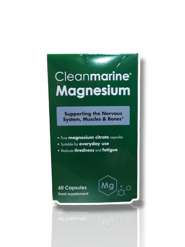Cleanmarine Magnesium 60 cap - Healthy Living