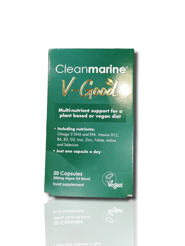 Cleanmarine V-Good Multi-nutrient support for a plant based or vegan diet 30Caps - Healthy Living