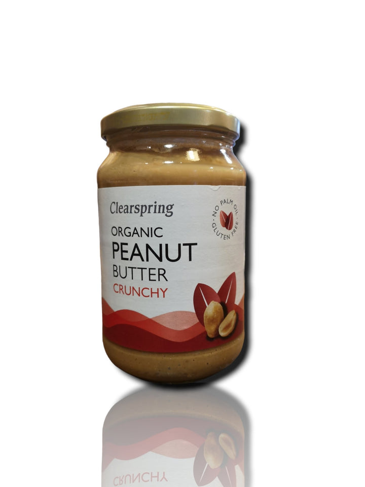 Clearspring Crunchy Organic Peanut Butter (350g) - HealthyLiving.ie