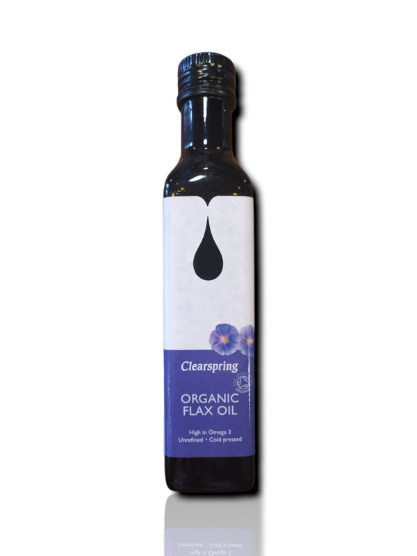 Clearspring Organic Flax Oil 250ml - HealthyLiving.ie