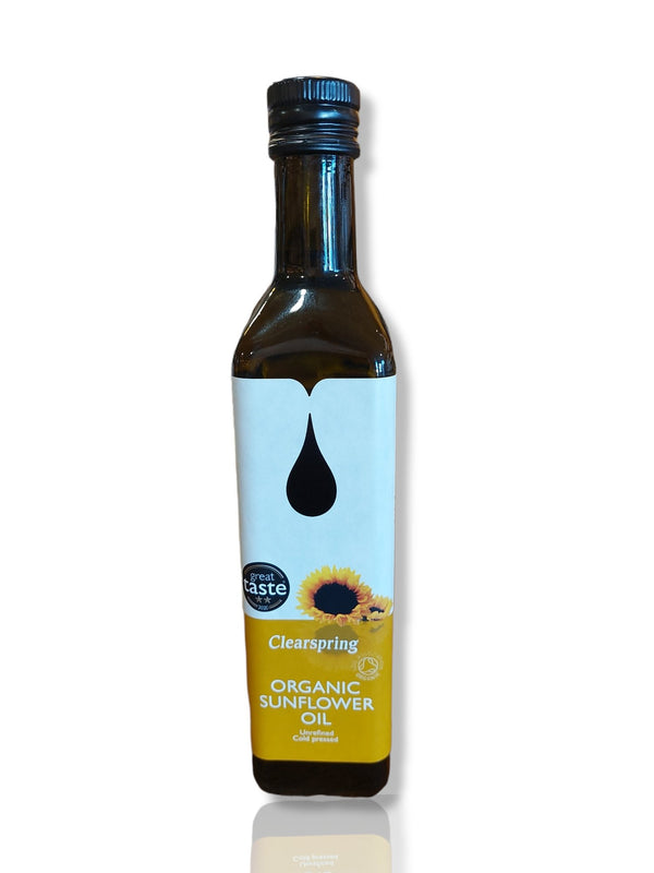 Clearspring Organic Sunflower Oil 500ml - HealthyLiving.ie