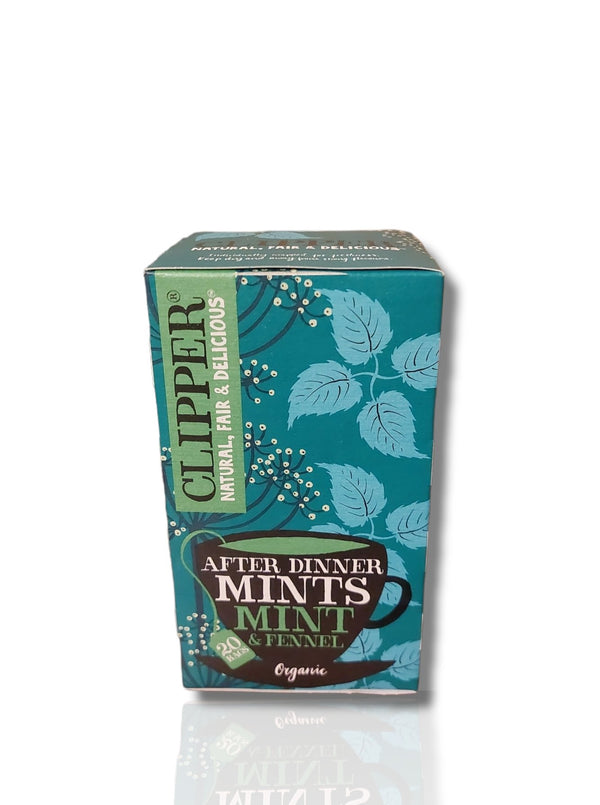 Clipper After Dinner Mints (Mint and Fennel) 20 bags - HealthyLiving.ie