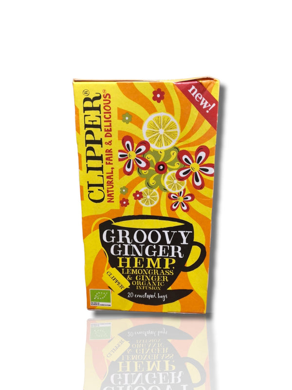Clipper Groovy Ginger Hemp 20 tea bags - Healthy Living